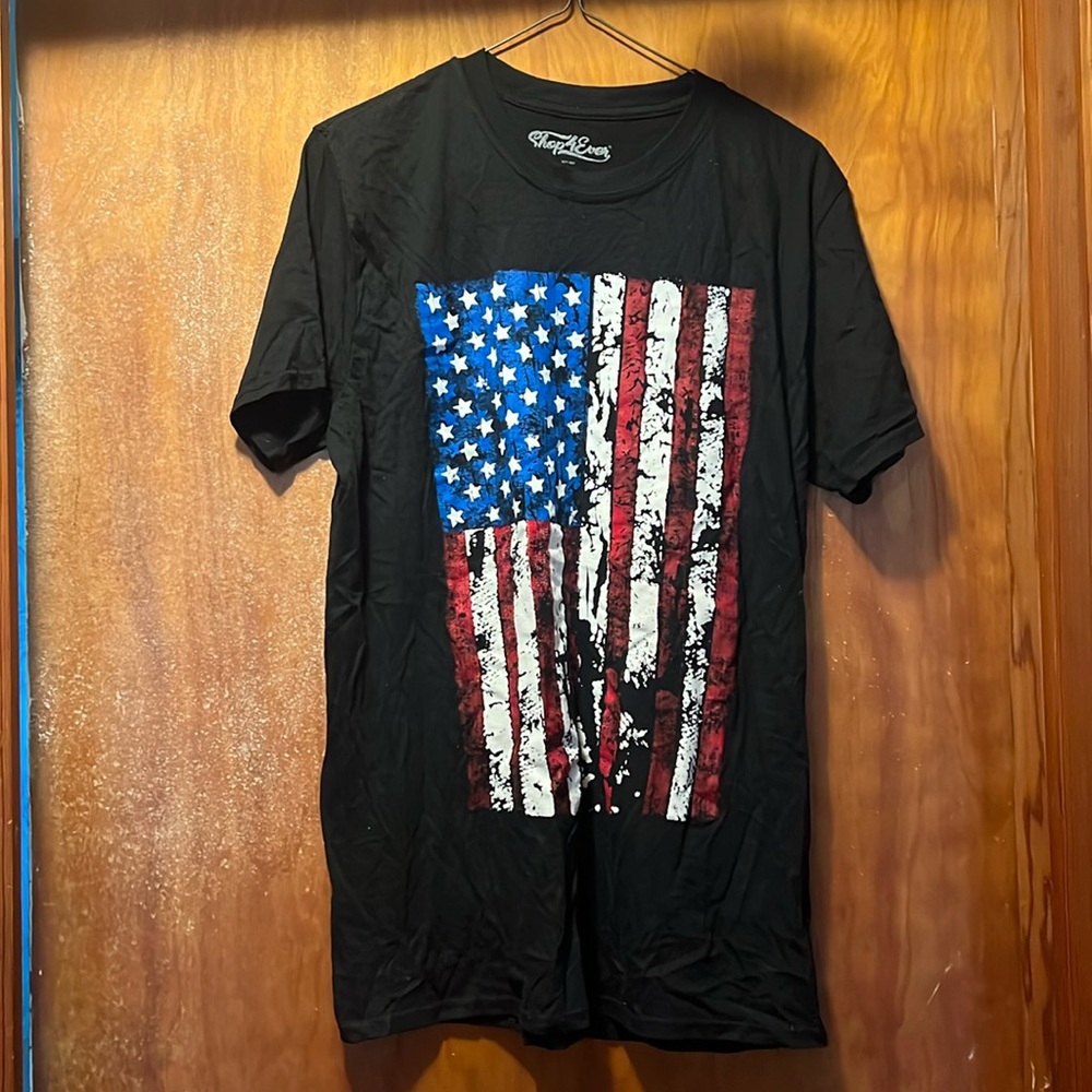 American Flag Graphic Tee by Shop 4 Ever